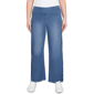 Plus Size Ruby Rd. Fall Flair Flocked Bootcut Ankle Jean - image 1