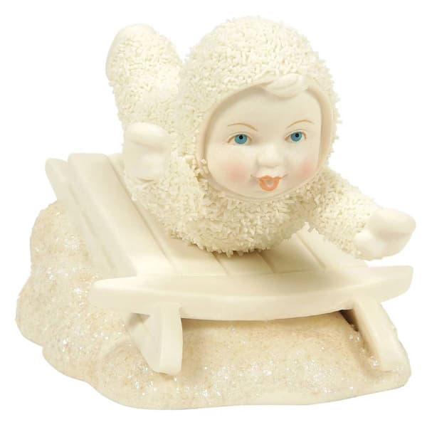 Department 56 Snowbabies(tm) Belly Sleddin'' Baby