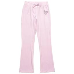 Girls (7-16) Star Ride(R) Rhinestone Bow Velour Flared Pants