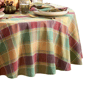 Threadmade Autumn Acres Plaid Tablecloth - image 4