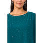 Plus Size MSK Long Sheer Sleeve Rhinestone Blouse - image 3