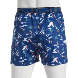 Mens Jockey Microfiber Penguins Skiing Boxer Briefs