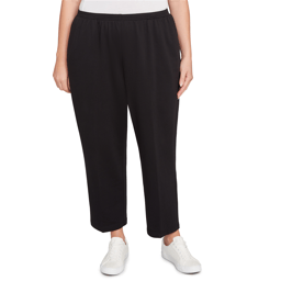 Plus Size Alfred Dunner Classics_F6 French Terry Pull On Short L