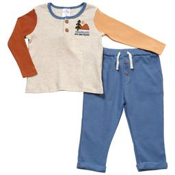 Baby Boy (12-24M) bon bebe(R)  2pc. Go Outside Top & Pants Set