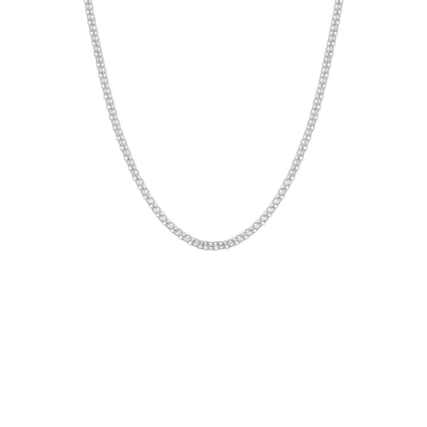 Sterling Silver Fine Bismark 16in. Necklace - image 