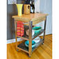 eccostyle™ Solid Bamboo & Stainless Steel Kitchen Cart w/Drawer - image 2