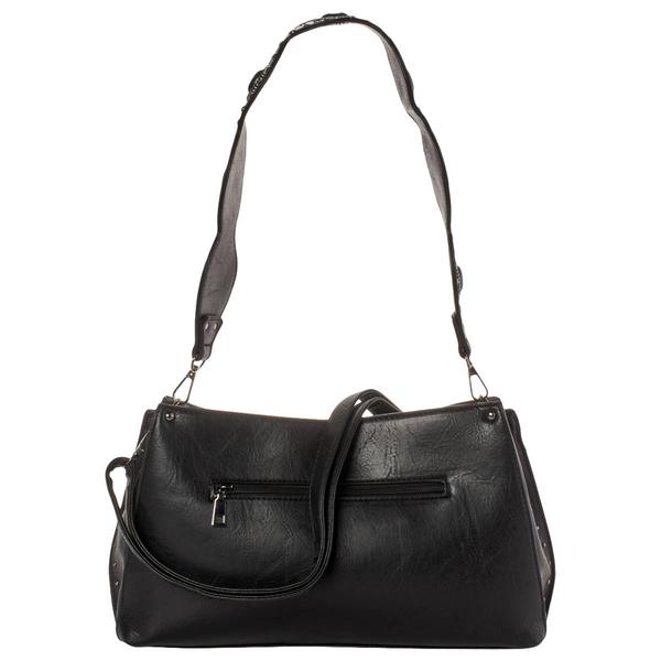 Sam & Hadley Embroidery Stud Shoulder Bag