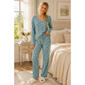 Plus Size IZOD(R) Cardigan Soft Waffle Pajama Set - image 1