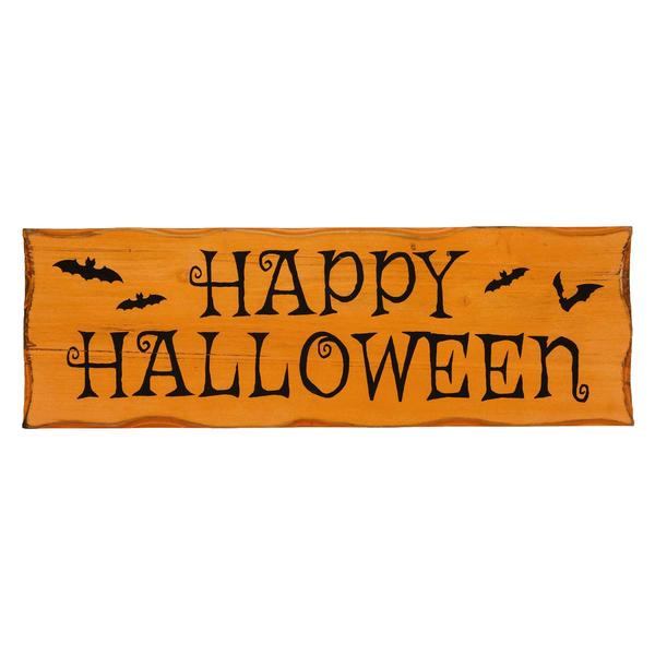 Northlight Seasonal 24in. Wooden Happy Halloween Wall Sign