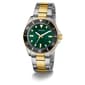 Mens Guess Two-Tone Green Sunray Dial Watch - GW0968G4 - image 7