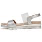 Womens LifeStride Zing Open Toe Wedge Sandals - image 2