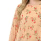 Plus Size NY Collection Long Sleeve Floral Chiffon Blouse - image 3
