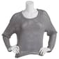 Juniors No Comment Skull Intarsia Pullover Sweater - image 1