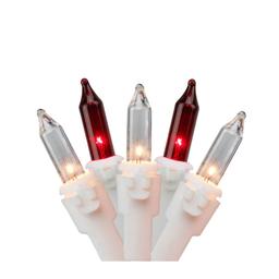 Northlight Seasonal 50ct. Red/Clear Mini Icicle Christmas Lights