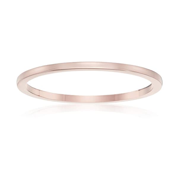 Endless Affection(tm) 10kt. Rose Gold 1mm Plain Wedding Band - image 