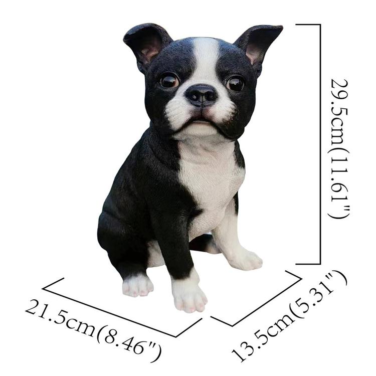 Hi-Line Gift Boston Terrier Garden Statue