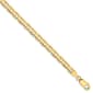 Mens Gold Classics(tm) 4.5mm. 14k Gold Concave Anchor Chain Bracelet - image 1