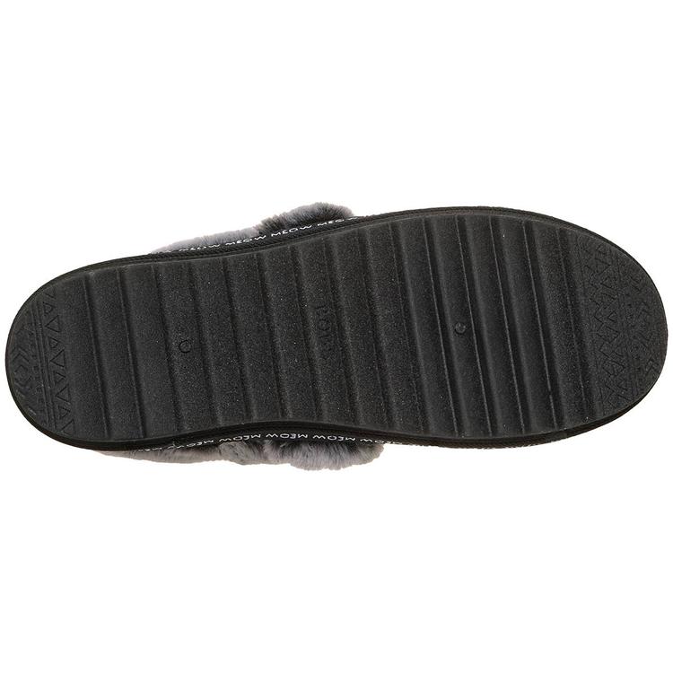Womens Skechers BOBS Cozy Kiss - Cozy Cat Bootie Slippers