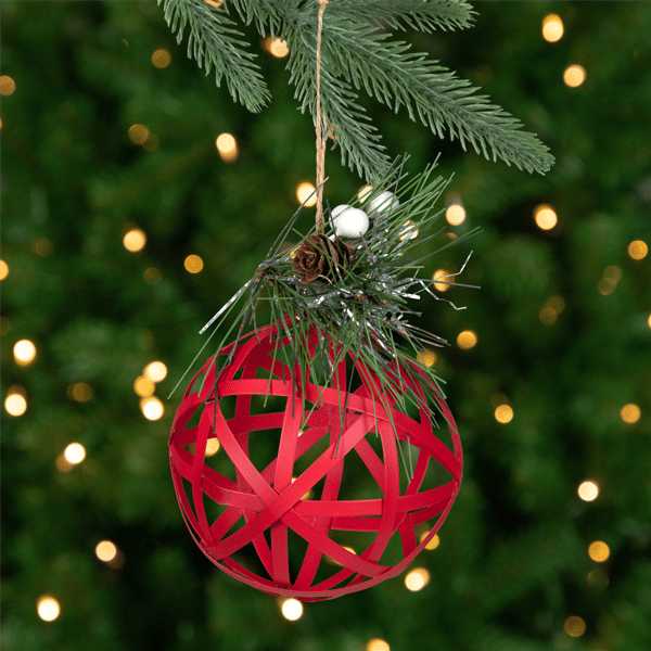 Northlight Hollow Metal Christmas Ball Ornament - image 