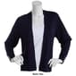 Womens 89th & Madison Long Sleeve Perforated Open Cardigan - image 5