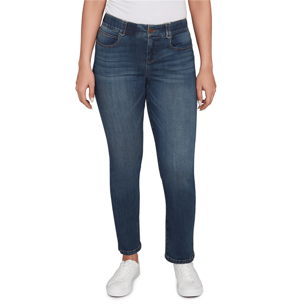 Plus Size Skyes the Limit Essentials Slimming Bootcut Denim Jean - image 