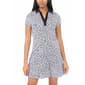 Womens MSK Short Sleeve Collared Floral Shift Dress - image 3