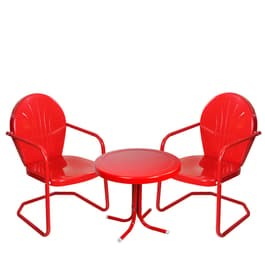 Northlight Seasonal 3-Seat Retro Tulip Chairs & Table Seating Set