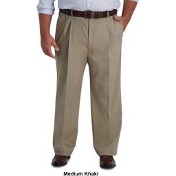 Mens Big &amp; Tall Haggar® Pleated Iron Free Pants