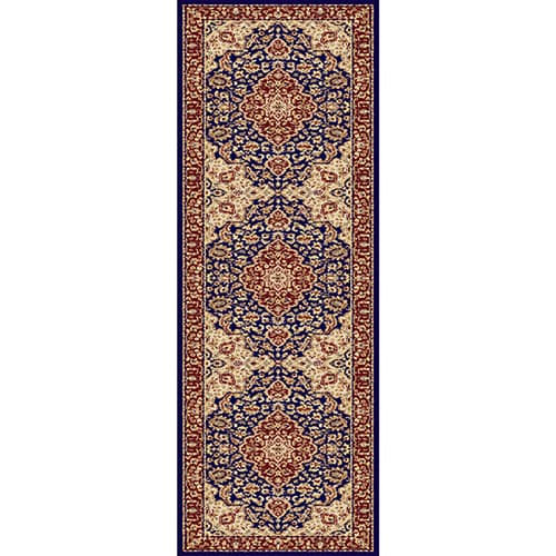 Tayse Sensation Kirsten Traditional Runner - Navy