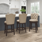 HH2 Home Edenwood Cream Counter Height Swivel Stool - image 8