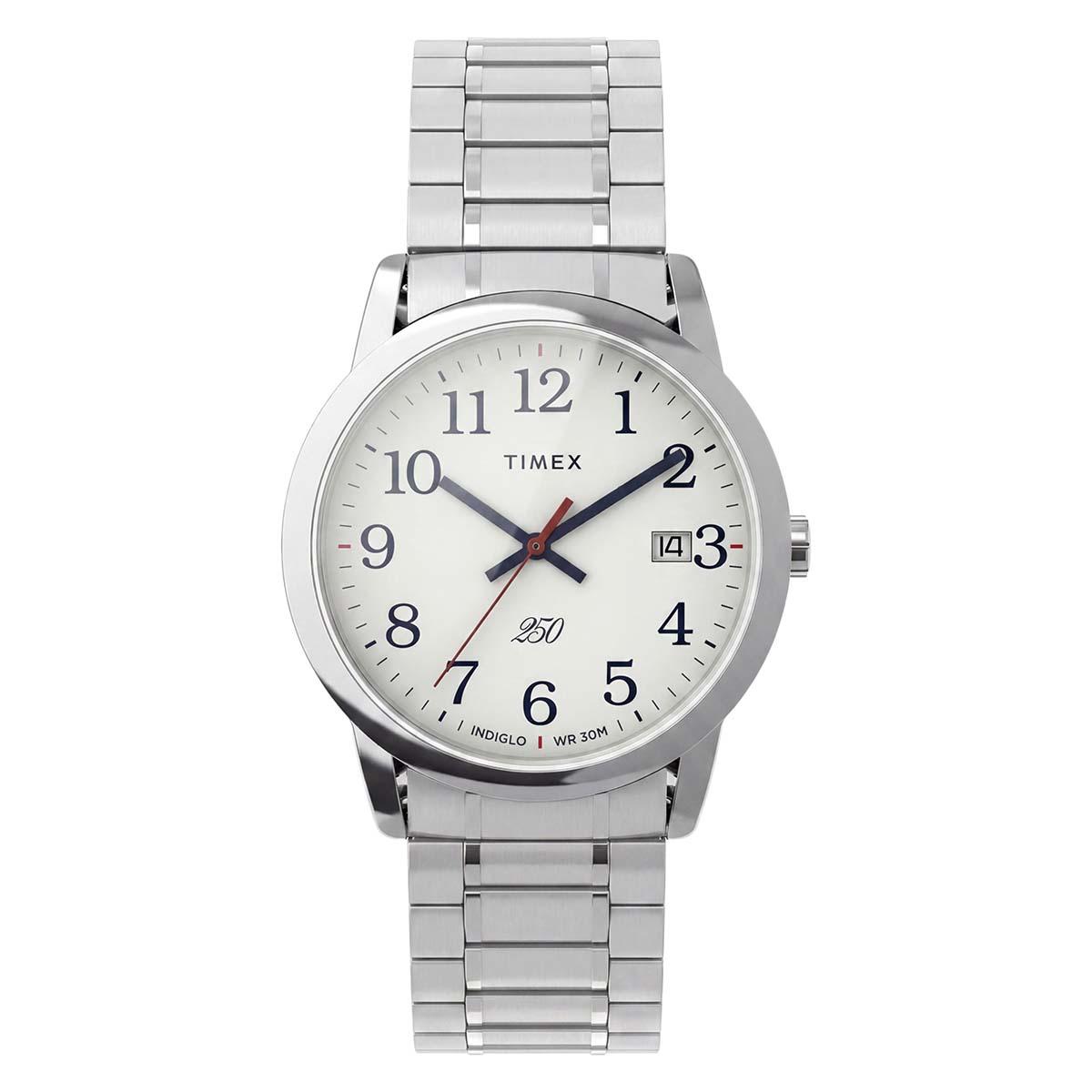 Mens Timex(R) Silver-Tone 250th Anniversary Watch - TW6A06800JT