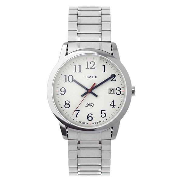 Mens Timex(R) Silver-Tone 250th Anniversary Watch - TW6A06800JT - image 