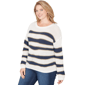 Plus Size Skye’s the Limit Fresh Start Wavy Stripe Sweater - image 3