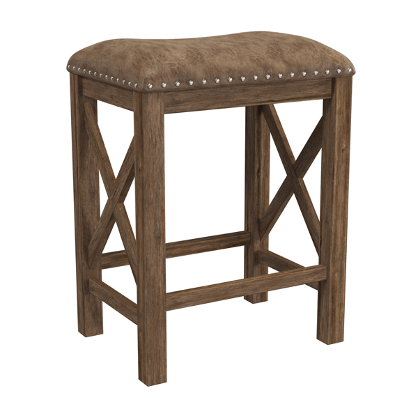 HH2 Home Willow Bend Backless Counter Height Stools - Set of 2