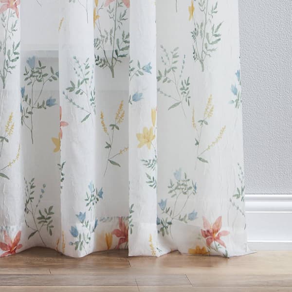 Primavera Crushed Voile Rod Pocket Panel Curtain