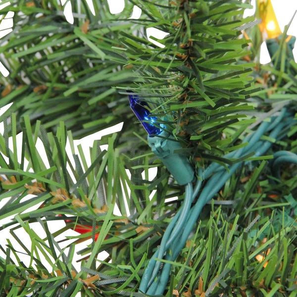 Northlight 9ft Pre-Lit Canadian Pine Artificial Christmas Garland