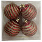 Shatterproof Glitter Waves Ornaments - Set of 4 - image 1