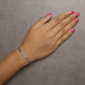 Haus of Brilliance 1/10ctw. Diamond Paperclip Link Bolo Bracelet - image 4