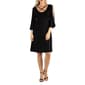 Womens 24/7 Comfort Apparel Knee Length Cold Shoulder Dress - image 1