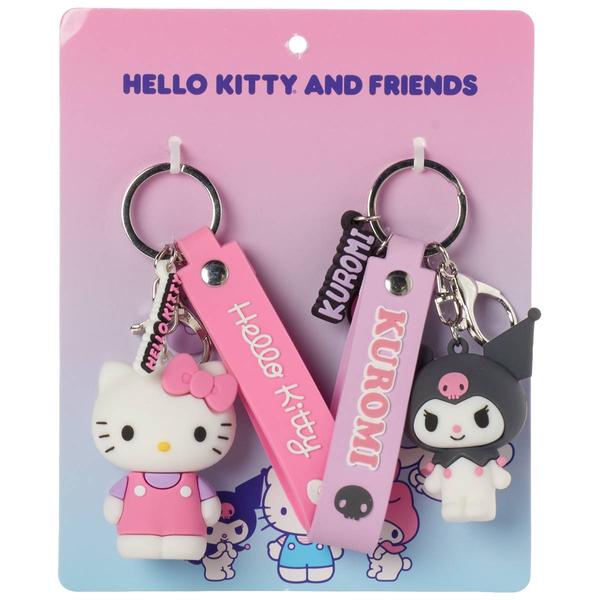 Hello Kitty & Kuromi 2pk. Keychain Set - image 