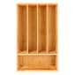 BergHOFF Bamboo 5-Slot Flatware Organizer - image 1