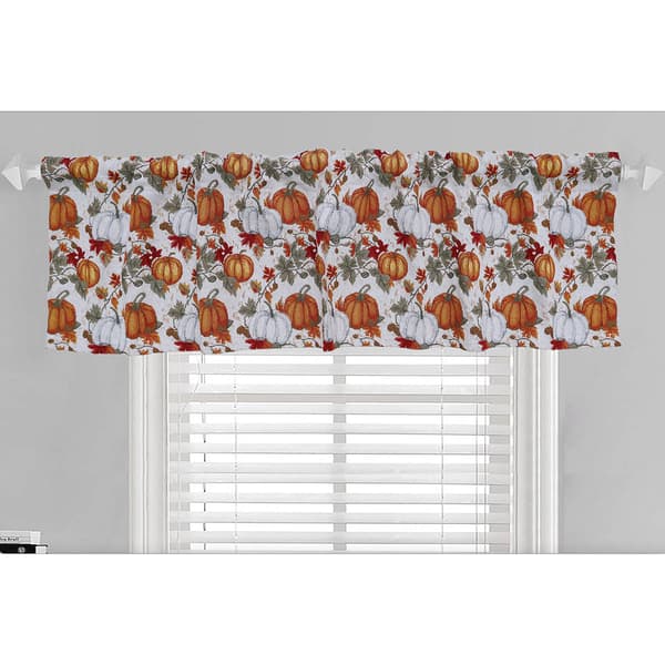 Allover Pumpkin Tapestry Valance - 54x15 - image 