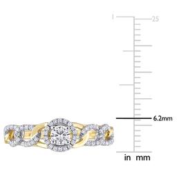 Diamond Classics™ 10kt. Gold 1/3ctw. Diamond Link Ring