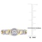 Diamond Classics™ 10kt. Gold 1/3ctw. Diamond Link Ring - image 5
