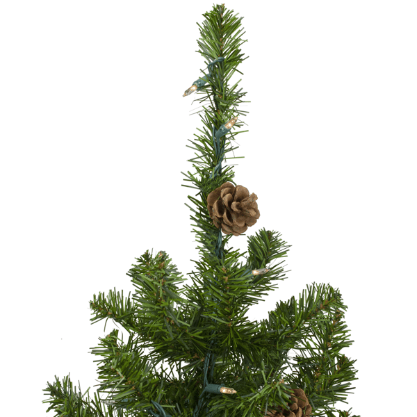 Northlight 3ft. Pre-Lit Canadian Pine w/ Pine Cone Christmas Tree