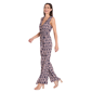 Women R&M Richards Daytime Eleastic & Tie Waist Crepon Jumpsuit - image 3