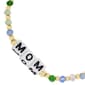 Athra 14kt. Gold over Brass Blue Mom Stretch Beaded Bracelet - image 2
