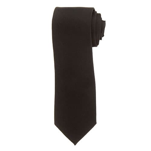 Mens Axist Solid Tie with Tie Bar - image 