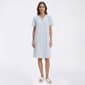 Womens Moon to Noon Short Sleeve Gingham Snap Duster - image 2