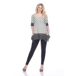 Womens White Mark Aicha Tunic